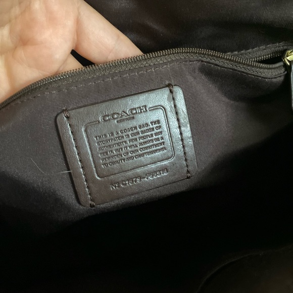 Coach signature Zip Top Tote Bag - Picture 7 of 11